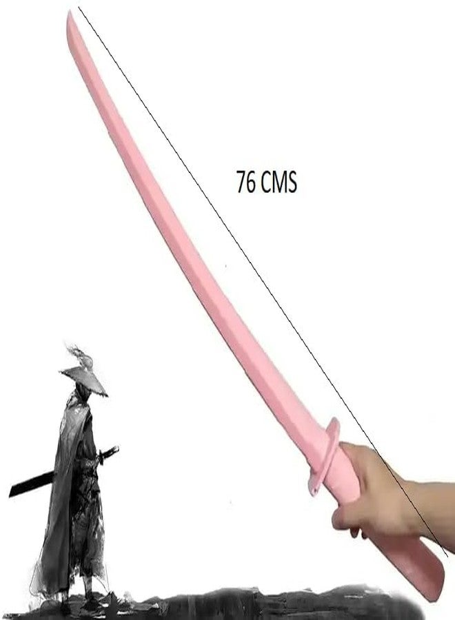 AGAS 3D Fidget Samurai Sword Toy Sensory 3D Printed Gravity Retractable Samurai Sword Model Katana Swords Plastic Toys (Pink Katana Sword) - Image 2